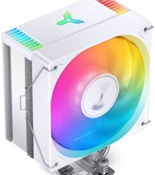 Кулер для процессора CPU Cooler JONSBO CR-1000 V3 PRO ARGB (230W, 4-pin PWM, 157mm, Al/Cu, 6x6mm, ARGB, 1x120mm, 70.8CFM, 33.2dBA, 1800RPM, S: 1851/1700/1200/115X, AM4/AM5 White)