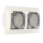 Розетка 2-ая с/з, со шторками, в сборе, IP44 GSL000247 Schneider Electric Glossa Бежевый, фото 1
