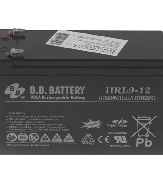 Батарея для ИБП BB HRL 9-12XP 12В 9А·ч