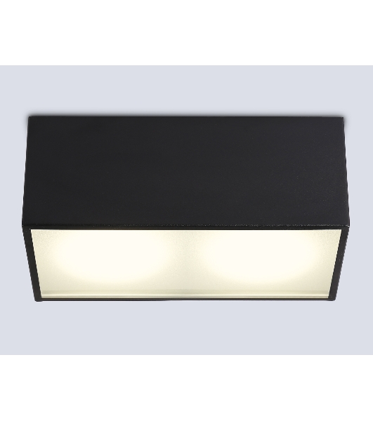 Светильник Ambrella light TN6535/2 BK черный IP44 GX53/2 200*100*80