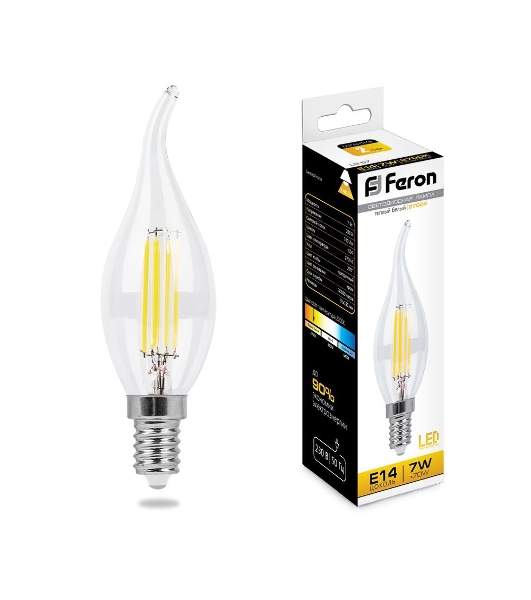 Лампа светодиодная Feron LB-67 7W 230V E14 2700K