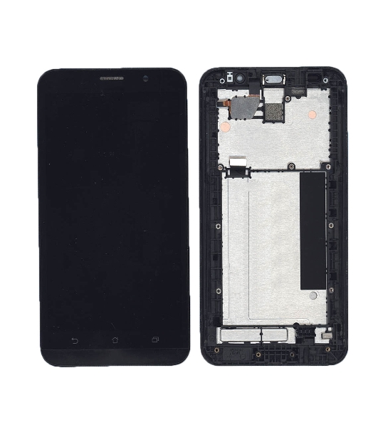 Дисплей для Asus ZenFone 2 ZE551ML черный с рамкой