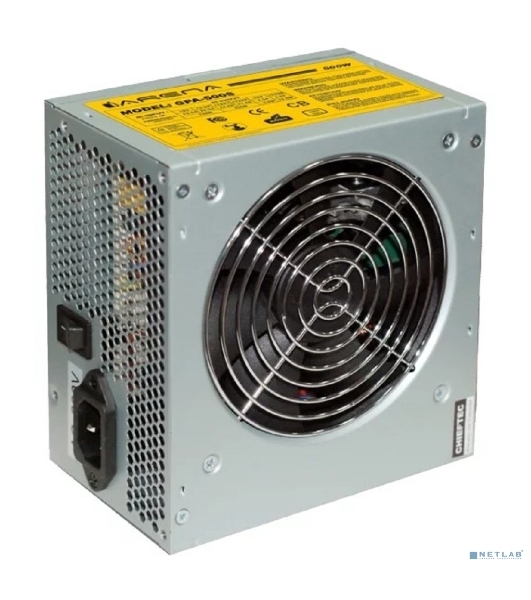 Блок питания Chieftec GPA-500S8, 500Вт, 120мм, серый