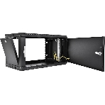 Шкаф телекоммуникационный настенный разборный ЦМО ЭКОНОМ 6U (600 x 650) дверь металл, черный (ШРН-Э-6.650.1-9005), фото9