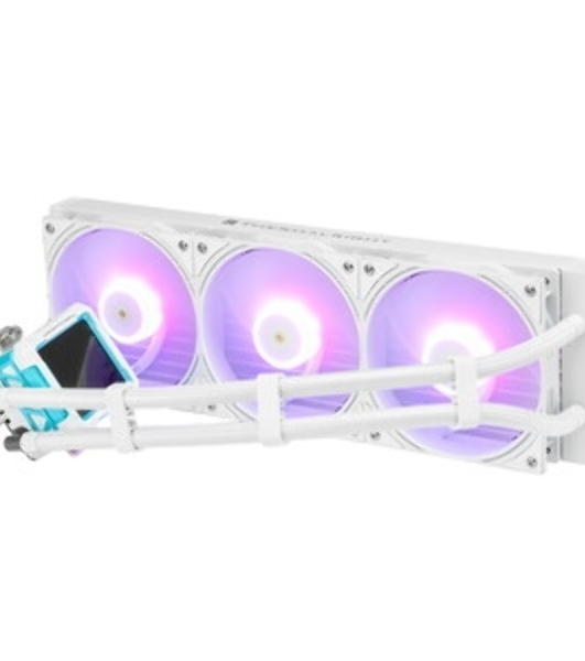 Система жидкостного охлаждения Thermalright Frozen Warframe PRO 360 ARGB Soc-AM5/AM4/1200/1700/1851 черный 4-pin 29.8dB Al LCD Ret (F-WFRAME-PRO-360-BL-ARGB)