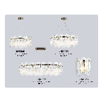 Светильник Ambrella light LH31251/6 BS/CL латунь/прозрачный E14*6 max 40W D510*270, фото6