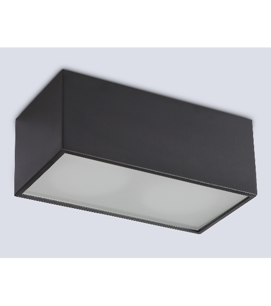 Светильник Ambrella light TN6535/2 BK черный IP44 GX53/2 200*100*80