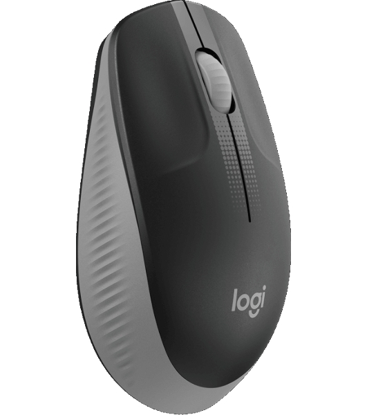 Мышь беспроводная Logitech M190 черный/серый, 1000 dpi, радиоканал, USB, кнопки - 3