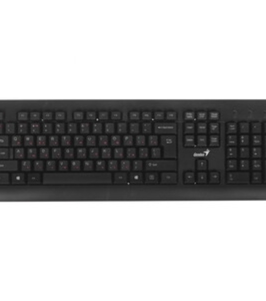 Комплект клавиатура+мышь Genius Scorpion KM-GX3 проводной, USB, 2400 DPI, черный