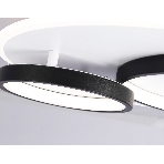 Светильник Ambrella light FA7719 WH/BK белый/черный 3000K-6400K 64W 490*470*90 (ПДУ РАДИО 2.4G), фото6
