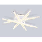 Потолочный светодиодный светильник Ambrella light FL6275 WH белый 134W 3000K-6400K 800*800*165 (ПДУ ИК), фото3
