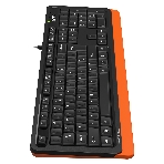 Клавиатура проводная A4Tech Fstyler FKS10, USB, черный/оранжевый, фото11
