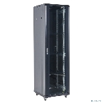 Напольный шкаф Rexant RAL 9005 19' 32U 600×600×1609 (ШxГxВ), дверь стекло, металлическая задняя дверь, боковые съемные стенки, фото2