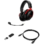 Гарнитура HyperX Cloud III чёрный-красный, беспроводная, радиоканал, фото8
