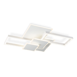 Потолочный светодиодный светильник Ambrella light FA1031/5 WH белый 95W 3000K-6400K 705*500*95 (ПДУ ИК)
