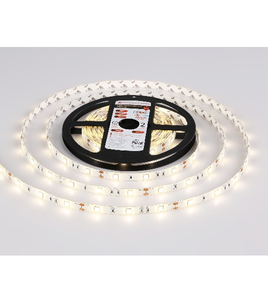 Светодиодная лента Ambrella light GS1901 5050 30Led/ 7.2W m/ 12V IP65 3000K/ 5000*10*2.87mm (2 конт.)