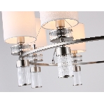 Люстра Ambrella light LH71293/8 SN/WH никель/белый E14/8 max 40W D830*780, фото5