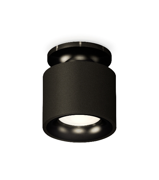 Светильник Ambrella Light XS7511061 SBK/PBK черный песок/черный полированный MR16 GU5.3 (N7926, C7511, N7011)