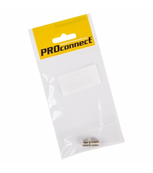 Переходник антенный PROconnect (гнездо F - гнездо F), бочка, (1 шт.) (пакет)