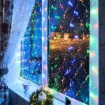 Гирлянда Neon-night Сеть с контроллером 1.5х1.5м 150 LED мульти. прозрачный провод 12Вт 220В IP20, фото3