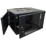 Шкаф настенный Lanmaster Next TWT-CBWNG-9U-6X4-BK 9U 550x450 мм пер. дв. стекл съемные бок. пан. 60 кг черный, фото2