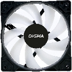 Вентилятор для корпуса Digma DFAN-FRGb1 черный, 120 мм, 1200 об/мин, 23 дБ, 4 pin, фото6