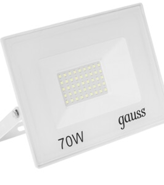 Прожектор светодиодный Gauss LED 70W 4900lm IP65 6500К белый
