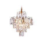 Светильник Ambrella light TR5231/9 SGD/CL/FR золото/прозрачный/белый матовый E27*9 max 40W D500*530, фото7
