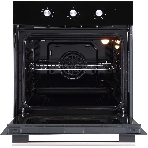 Духовой шкаф встраиваемый полноразмерный Evelux EO 620 B, 60 см, 8 режимов, 65л, черное стекло, фото2