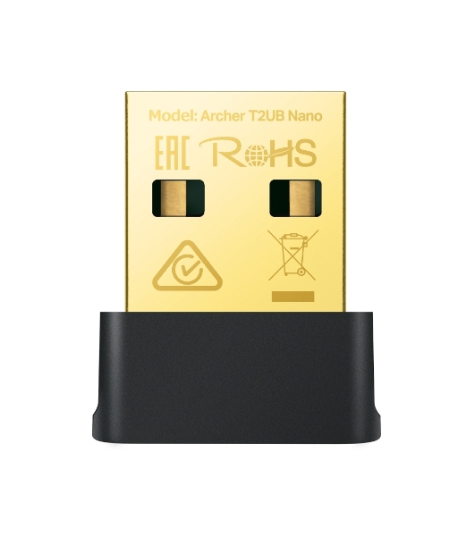 Ультракомпактный двухдиапазонный Wi-Fi USB-адаптер TP-Link Archer T2UB Nano AC600 Bluetooth 4.2