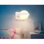 Настенный светодиодный светильник Ambrella light FW555 SWH белый песок LED 3000K 5W 80*80*138, фото2