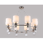 Люстра Ambrella light LH71293/8 SN/WH никель/белый E14/8 max 40W D830*780, фото3