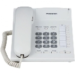 Телефон проводной Panasonic KX-TS2388RUW белый индикатор вызова,повторный набор последнего номера,4 уровня громкости звонка, фото2