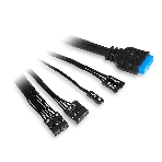 Компьютерный корпус без блока питания HSPD M510, Mesh Mid Tower, черный, TG, 0.5 SPCC, no fans ATX, mATX, mITX 180/280/160мм 1x2.5', 1x3.5', 7xPCI 1xUSB-A 3.0, 1xUSB-A 1.0 517x277x418мм, фото11