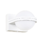 Настенный светодиодный светильник Ambrella light FW555 SWH белый песок LED 3000K 5W 80*80*138, фото 1