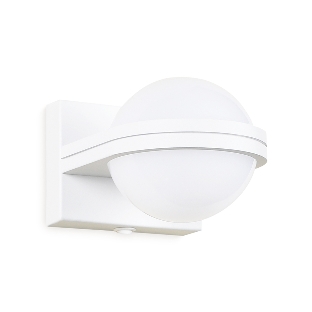 Настенный светодиодный светильник Ambrella light FW555 SWH белый песок LED 3000K 5W 80*80*138