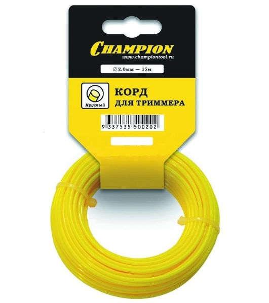 Корд для триммеров Champion С50022.0ммx15м, круглый