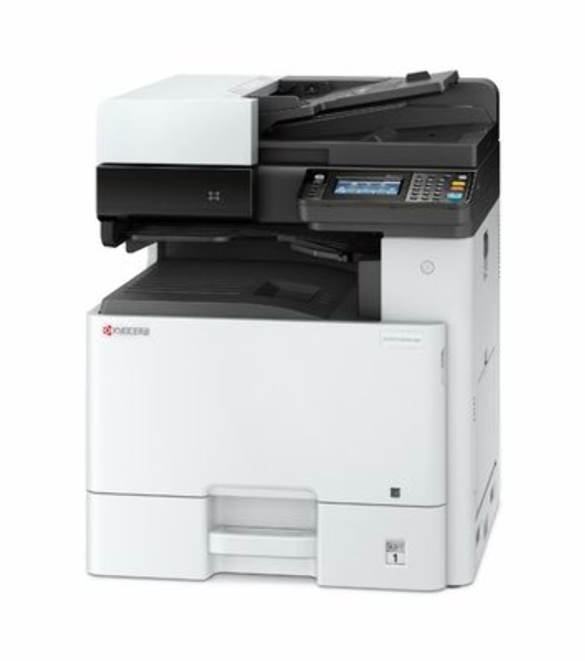 МФУ лазерное Kyocera Ecosys M8124cidn (1102P43NL0), A3, цветной, печ. до 24 стр/мин. (А4) до 12 стр/мин. (А3), скан. до 50 стр/мин., 1200 x 1200 dpi (печать) 600x600dpi (скан.), USB, RJ-45, NFC, Air Print, Mopria