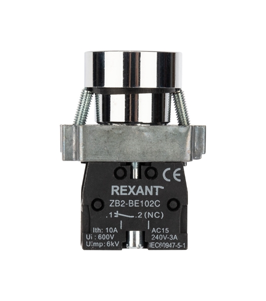 Кнопка Rexant XB2 красная NC