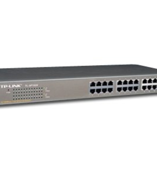 Коммутатор сетевой TP-Link SMB TL-SF1024 Коммутатор 24-port 10/100M Switch, 1U 19-inch rack-mountable steel case