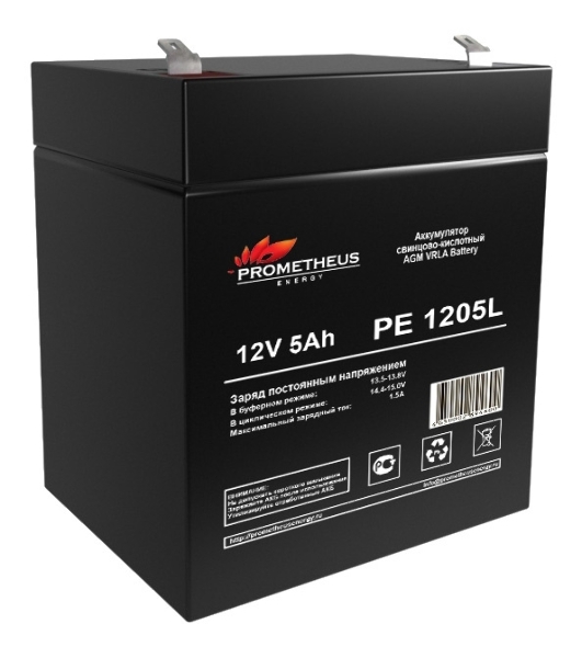 Батарея для ИБП Prometheus Energy РЕ1205L 12В 5А·ч