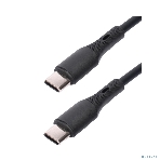 Кабель USB2.0 Cablexpert CC-USB2S-CMCM-1M-BK Type-C/Type-C, 3А, 65Вт, PD/QC3.0, силиконовый, 24 AWG, медь, 1м, черный, пакет, фото7