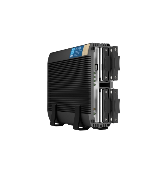 Сетевое хранилище SMB QNAP TS-410E-8G NAS fanless 4 2.5 SSD trays. Intel Celeron J6412 4-core 2.0-2.6 GHz, 8 Gb RAM (max), 2x2.5 GbE, 4xUSB 3.2 Gen 2 (10Gbps),1xHDMI