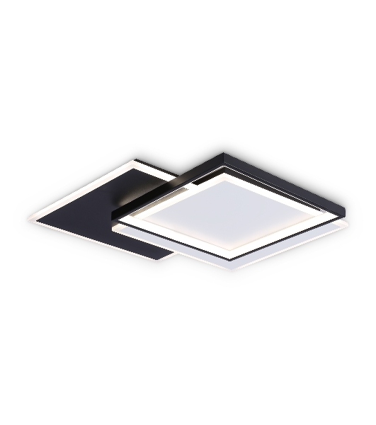 Светильник Ambrella light FA7723 WH/BK белый/черный 3000K-6400K 82W 500*500*70 (ПДУ РАДИО 2.4G)