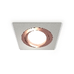 Комплект встраиваемого поворотного светильника Ambrella light XC7633084 SGR/PPG серый песок/золото розовое полированное MR16 GU5.3 (C7633, N7005), фото3