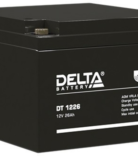 Батарея Delta DT 1226 (12V, 26Ah)