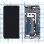 Дисплей для Asus ZenFone 5 ZE620KL серебро с рамкой, фото 1