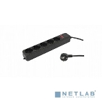 Сетевой фильтр PC Pet AP01006-3-BK 3 м, 5 розеток, черный, фото3
