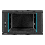 Шкаф телекоммуникационный 19' настенный 6U ExeGate EC-WM-6U.600.G.BLACK (19', 6U, 600x600x370 мм (ШхГхВ), передняя дверь закаленное стекло, съемные боковые панели, пыле- и влагозащита IP23, черный RAL 9004), фото12