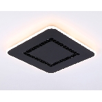 Светильник Ambrella light FL51419 BK черный 3000K/4200K/6400K 68W 488*488*40 (ПДУ ИК), фото5